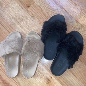 Fuzzy slipper bundle